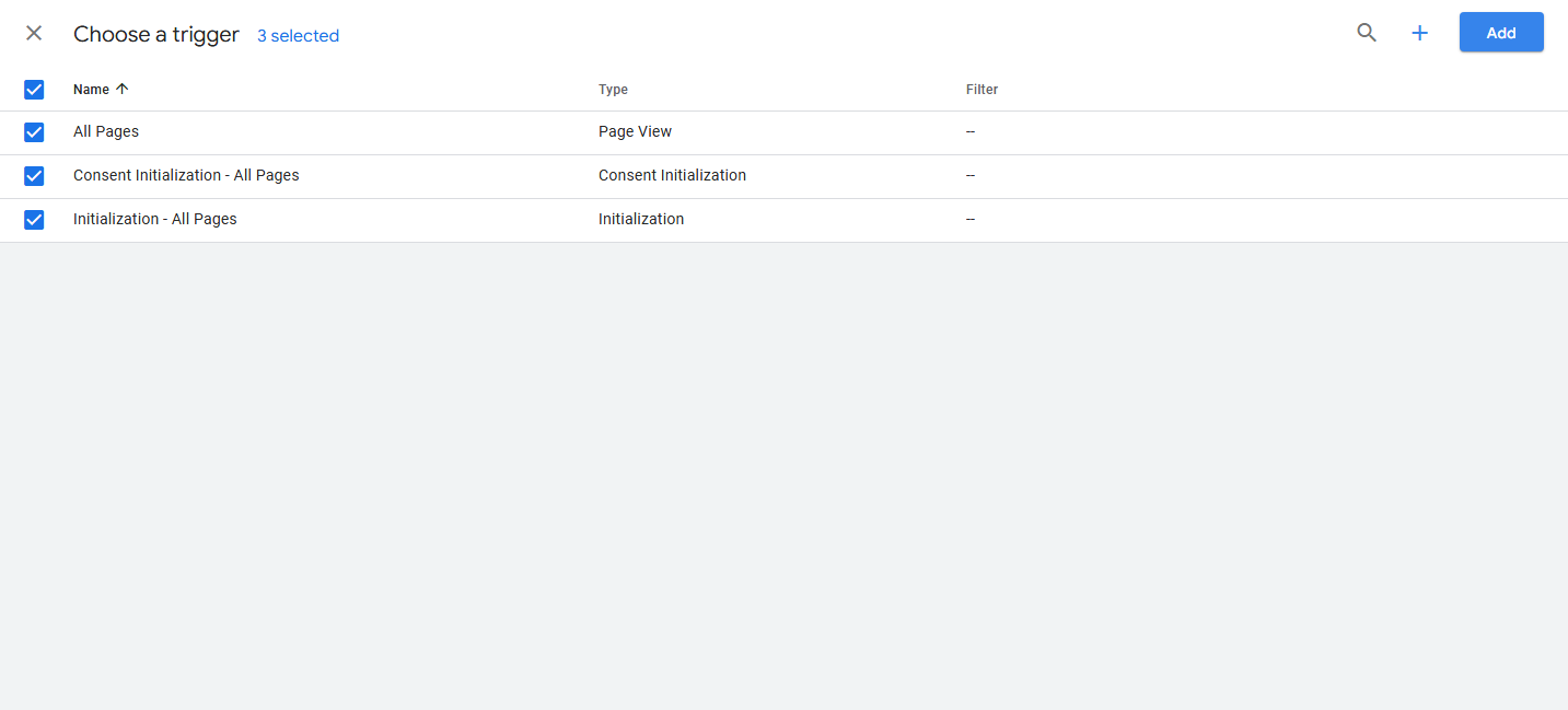 Save Gtag configuration