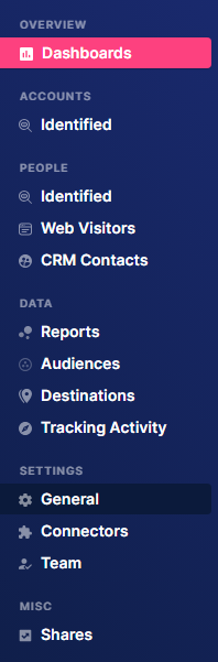 Zoomed in sidebar